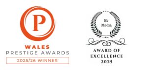 Wales Prestige and E2 Excellence Award Logos